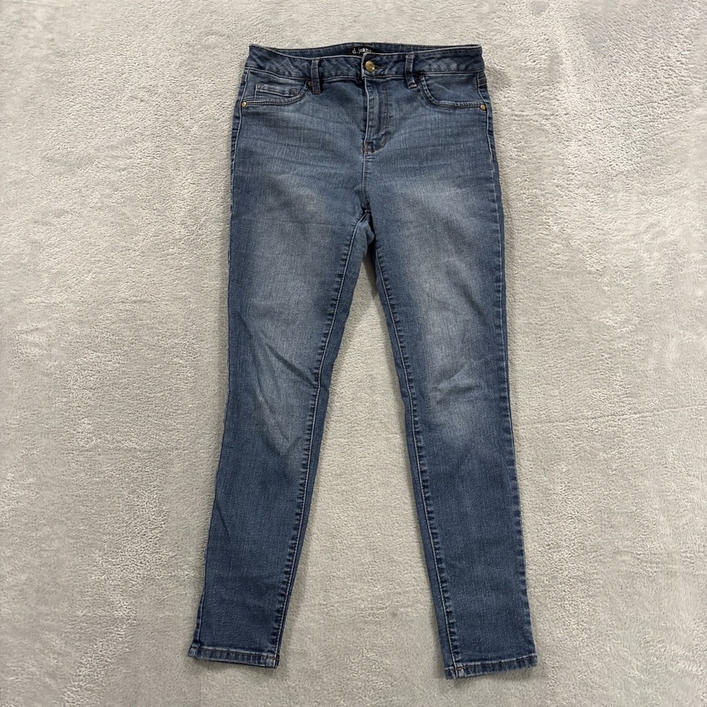 D. Jeans Women's 8 Skinny High Rise Casual Blue Normcore